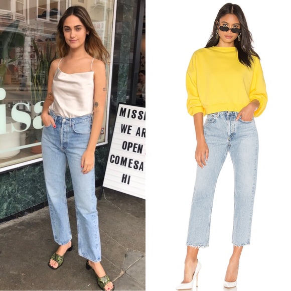 Agolde Denim - Agolde Parker Easy Straight Jeans in Swap Meet